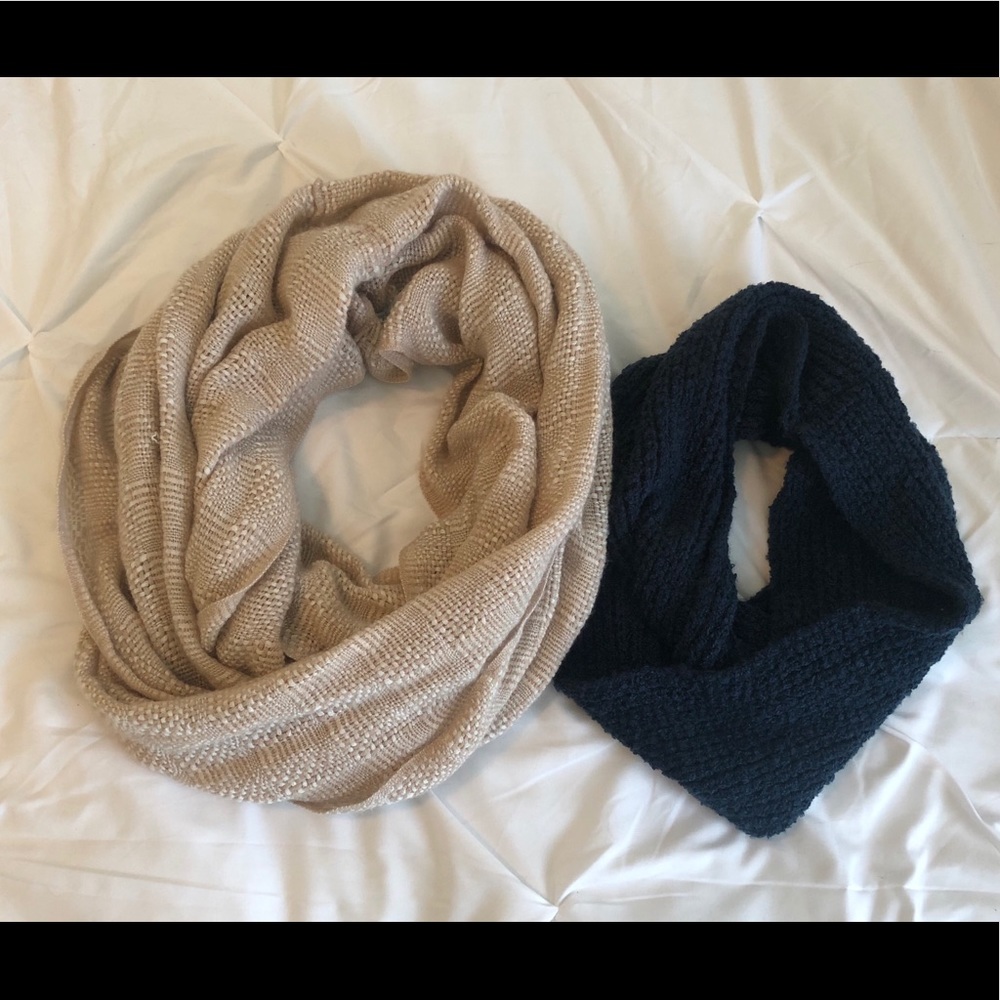Thick infinity scarves. 2 for 1!